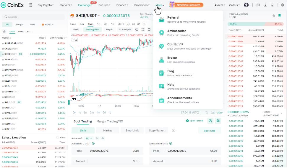 صرافی کوینکس (Coinex) - آموزش و نحوه ثبت نام - کوینکس